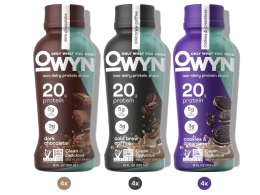 OWYN Only What You Need Plant Based Protein Shake, 20g Vegan Protein from Organic Pumpkin Seed, Flax, Pea Blend, Prebiotic Supplement, Superfood Greens, Gluten & Soy-Free (Variety Pack, 12 Pack)